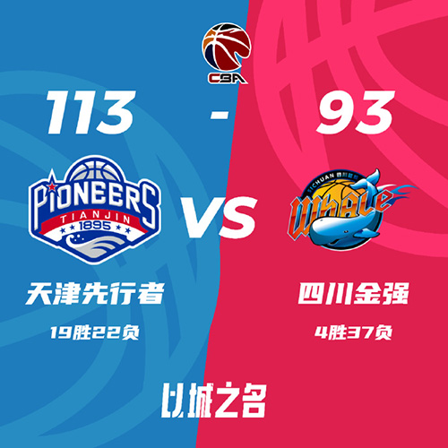 天津 113 - 93 四川