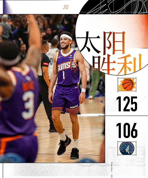 太阳 125 - 106 森林狼