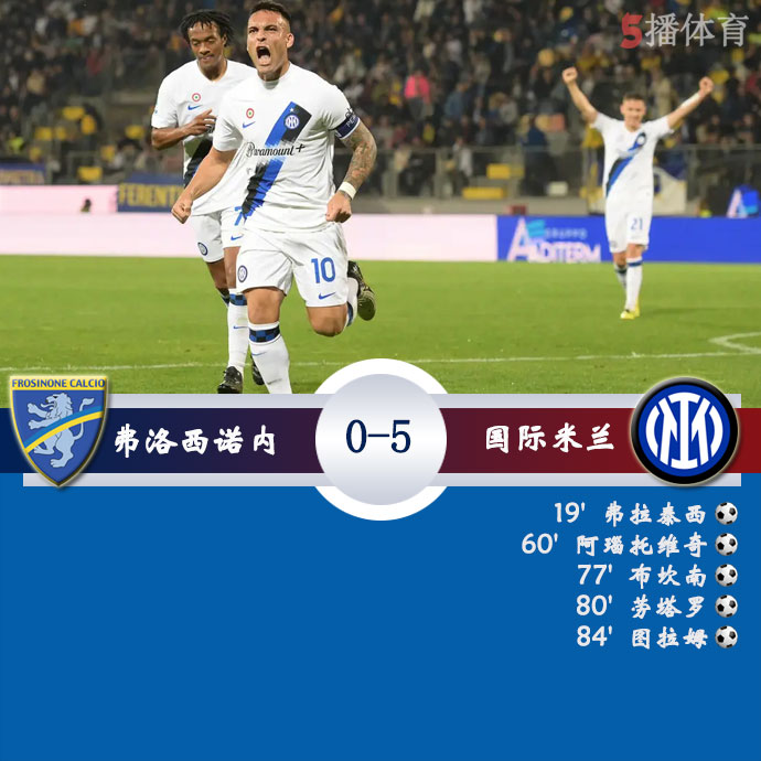 弗洛西诺内 0 - 5 国际米兰