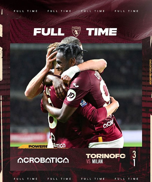 都灵 3 - 1 AC米兰