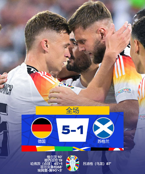 德国 5 - 1 苏格兰