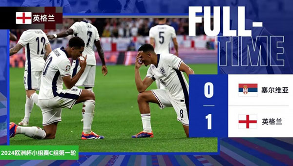 塞尔维亚 0 - 1 英格兰