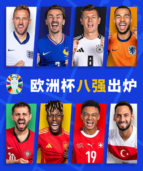欧洲杯8强身价悬殊：英瑞对决价值超西德
