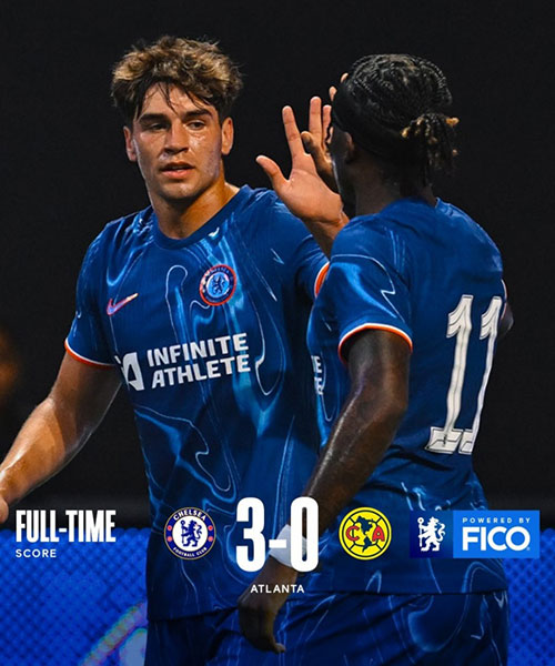 切尔西 3 - 0 墨西哥美洲