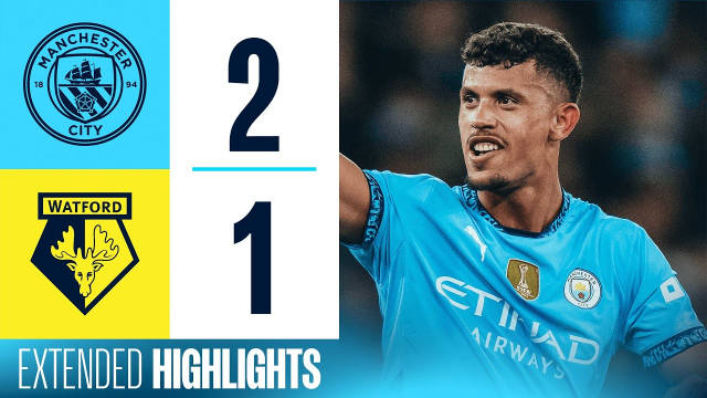 曼城 2 - 1 沃特福德