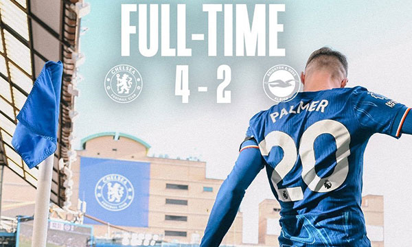 切尔西  4 - 2  布莱顿
